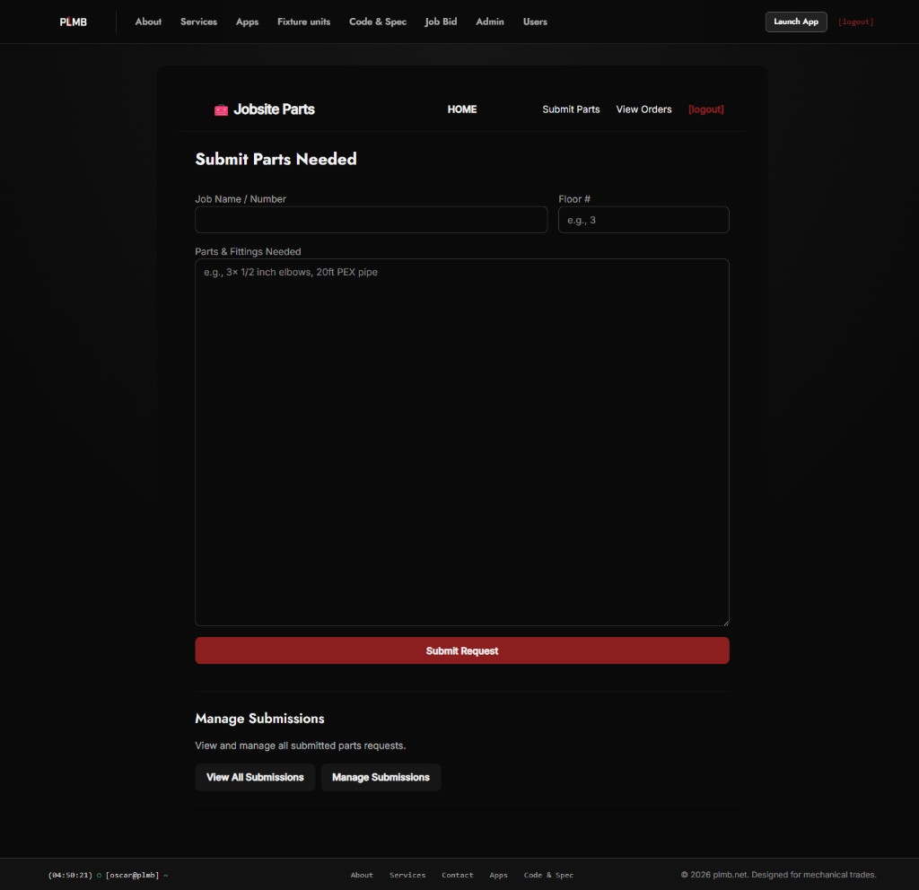 Preview of Parts logistics (plmb.net)